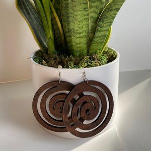 Boho Wood Earrings